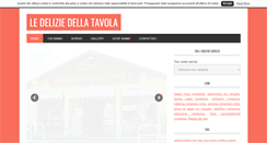 Desktop Screenshot of ledeliziedellatavola.com